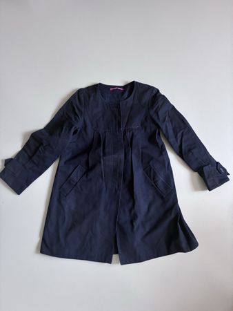 Comptoir des Cotonniers Navy Cotton Mid season coat  - 38