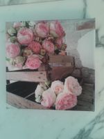 Rosen Leinwanddruck 20x20cm Geschenk neu