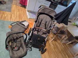 ABC Design Turbo 6 Kinderwagen mit Tragewanne & Zubehör!