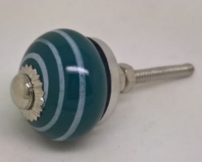 Maniglie per cassetti & Pomelli per mobili: Möbelknopf klein petrol – Nuovo e nell'imballaggio originale da Schwerzenbach venduto da Alperose03