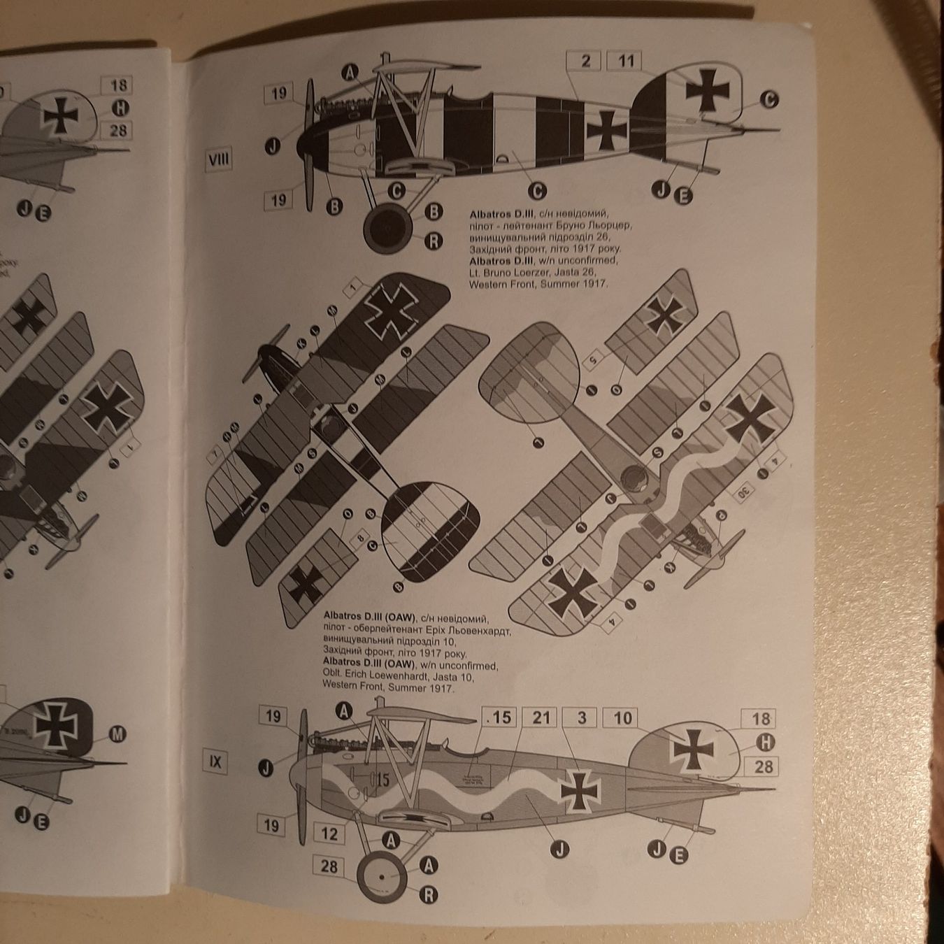 Kit di modellismo & Modellini statici: 2178 ... Albatros D. III ... Roden Ro 012 – Usato da Bonstetten venduto da Benibanny59 4