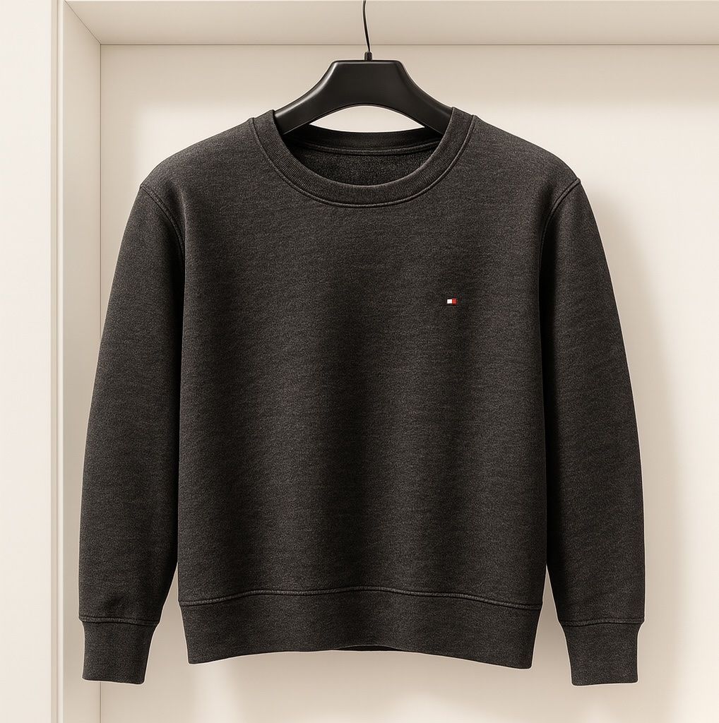 Tommy Hilfiger Maglioni & Felpe: Pull Tommy Hilfiger – Gris Anthracite – Taille M – Nuovo (secondo la descrizione) da Châtel-St-Denis venduto da Calou1820