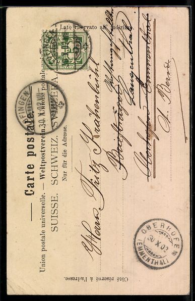 Cartoline postali: AK Zofingen, Der Thutbrunnen – Usato da Berlin venduto da bartko-reher 1