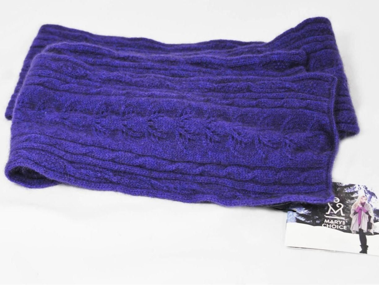 Foulard & Sciarpe: Possum Halstuch Ajour-Muster violett – Nuovo e nell'imballaggio originale da Zollikofen venduto da marys-choice 2