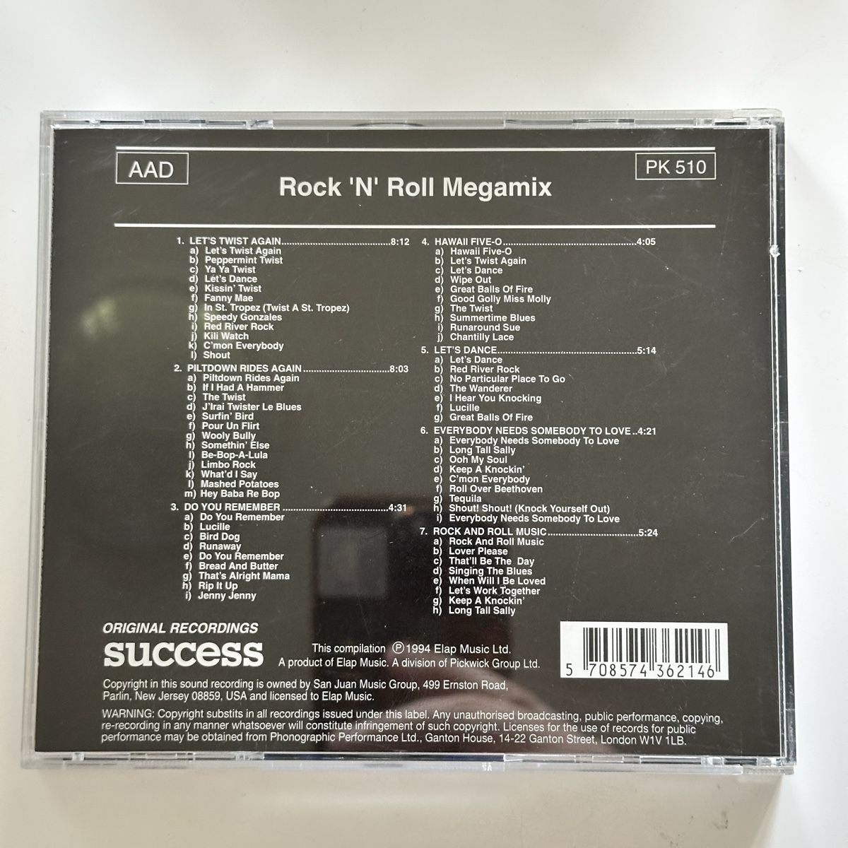 CD: Rock 'n' Roll Megamix CD – Usato da Etzwilen venduto da presley3577 1