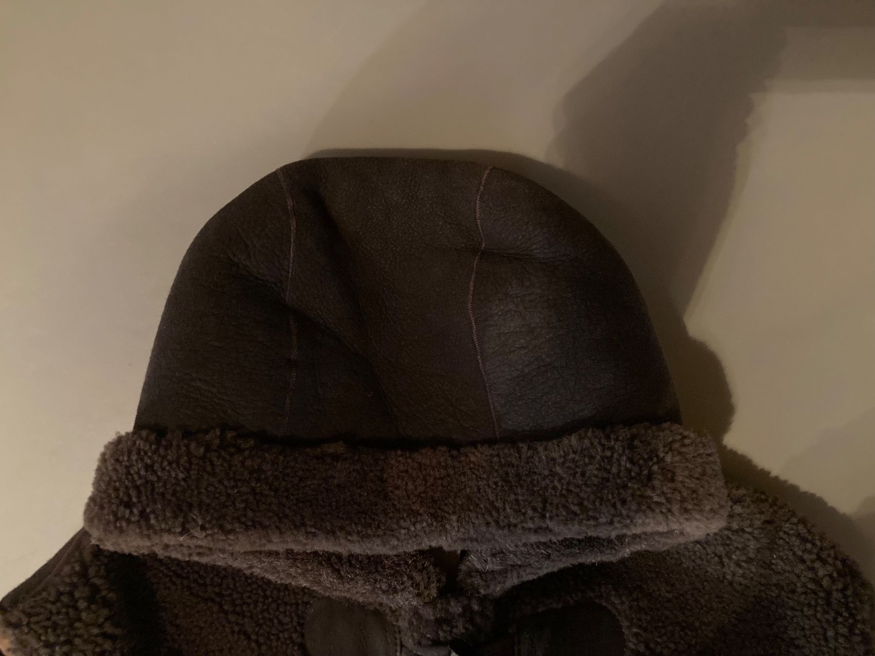 Cappotti: warmer Parka Lammfell Leder Materialmix dunkelbra – Nuovo (secondo la descrizione) da Sursee venduto da Auktion29 6