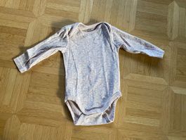 Schöner Baby Body C&A Langarm rosa mit Muster Gr. 68