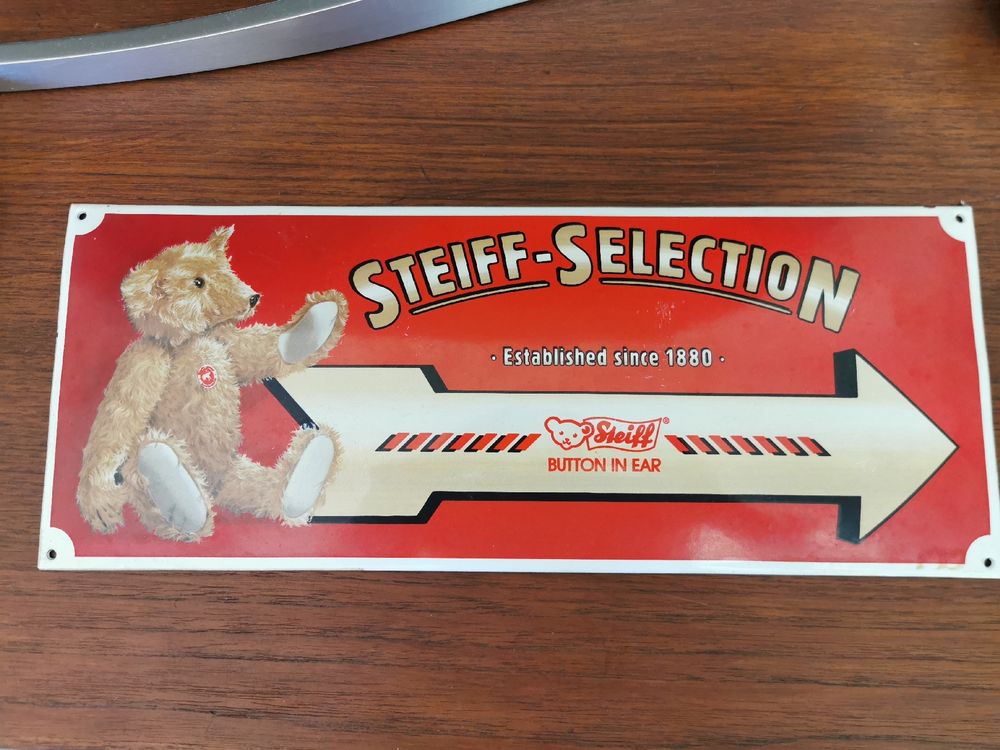 plaque émaillé Bombé Steiff Selection | Kaufen auf Ricardo