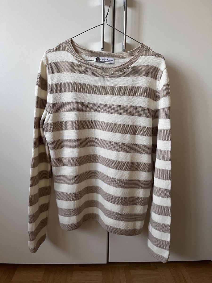 Pullover & Sweatshirts: Charles Robertson Pullover, Gr. 40, Beige/Weiss – Gebraucht aus Zürich von Kleanthy