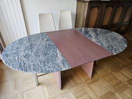 Marmor-Esstisch ausziehbar b. 2.30 Meter lang - Ab.Unterseen
