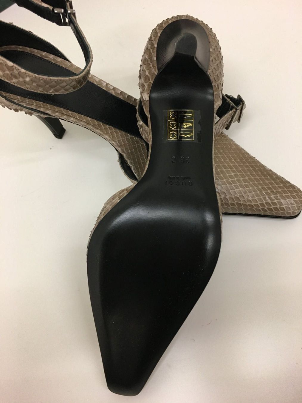 Gucci Damenschuhe: GUCCI PYTHON PUMPS, GR. 38, NEU, WUNDERSCHÖN! – Neu und originalverpackt aus Zürich von elegantissima2 8