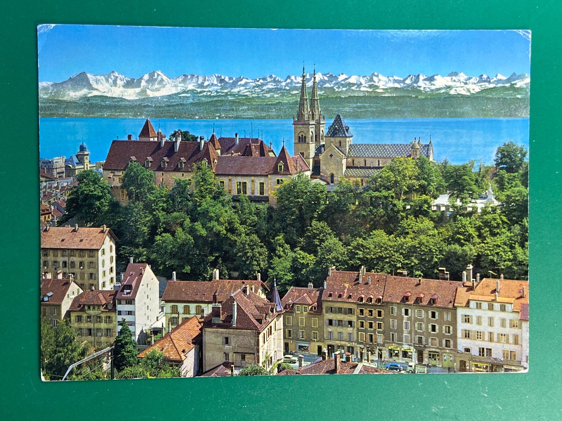 Cartes postales: Neuchâtel et les Alpes – D'occasion à Steg VS par danwer74