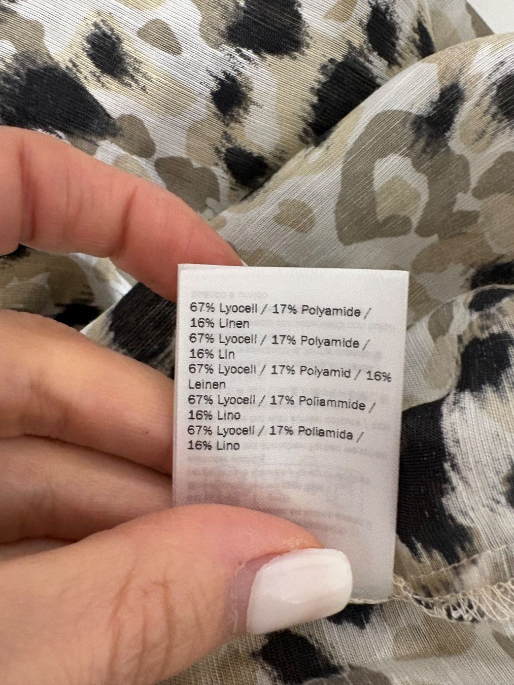 Camicette: Neue Second Female Bluse XS Lyocell gemustert beige – Nuovo e nell'imballaggio originale da Regensdorf venduto da secondchancefashion 7