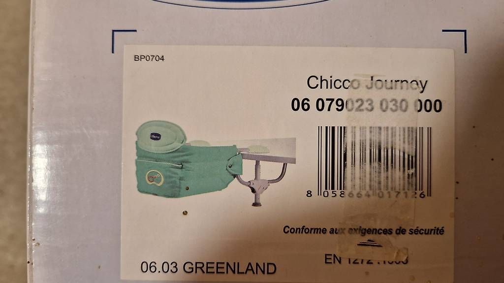 Stühle: Siège de table Chicco NEUF – Neu und originalverpackt aus Léchelles von SoniaMac 1