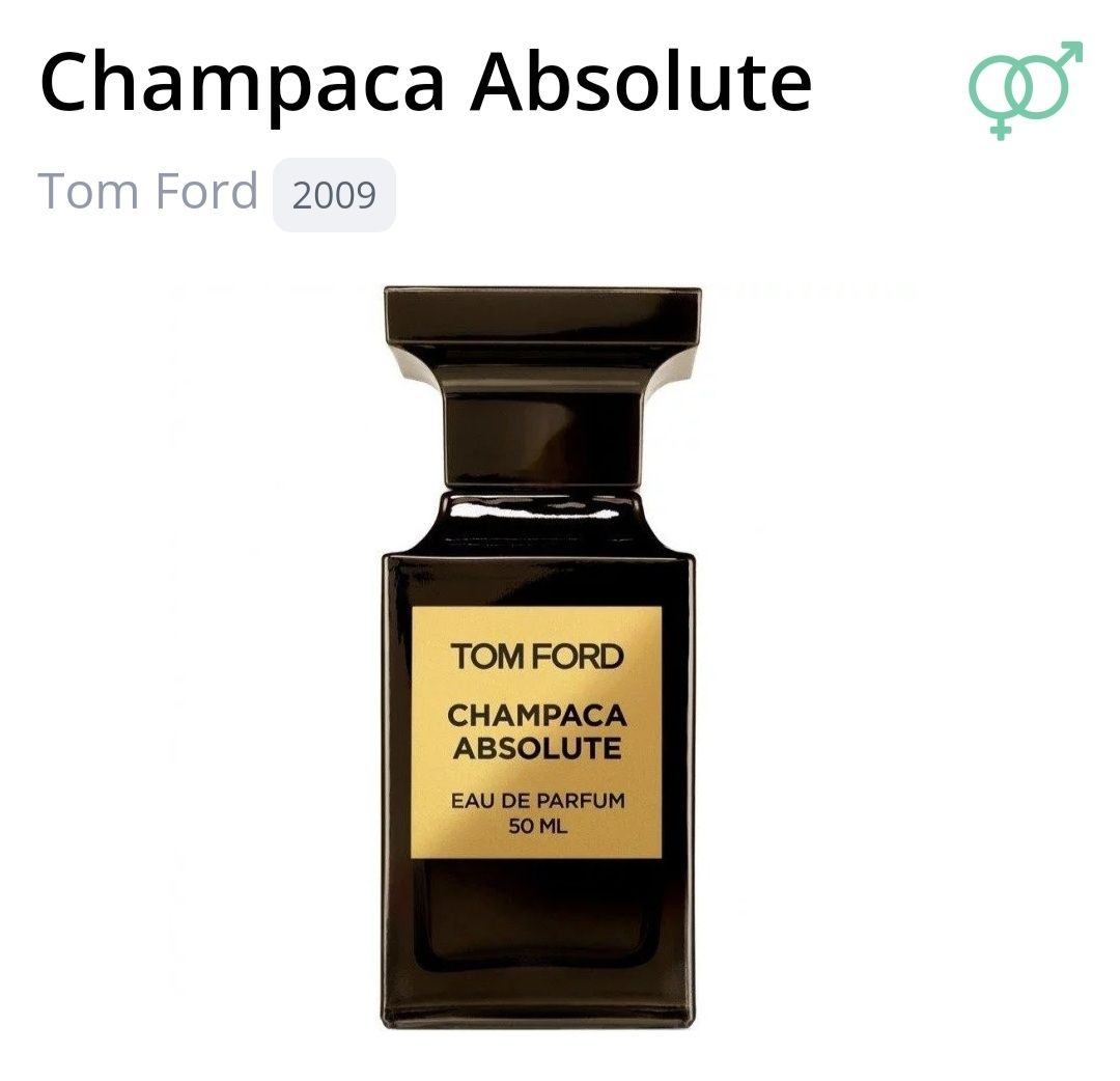 Tom Ford Profumi & Eau de Toilette: 1 ml CHAMPACA ABSOLUTE TOM FORD ABFÜLLUNG – Nuovo (secondo la descrizione) da St. Gallen venduto da CaliSunshine 2