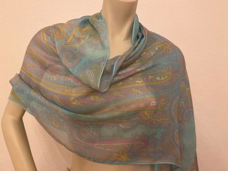Fraas Schal hellblau, 180*57 cm