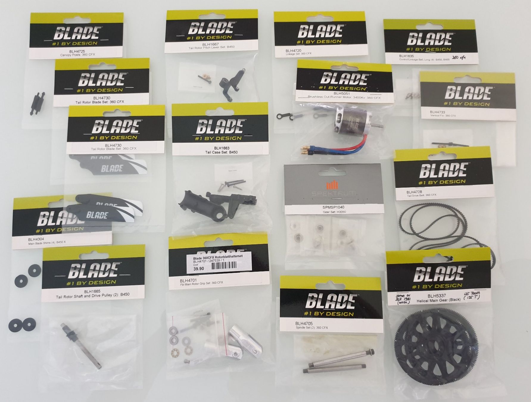 Blade Modellismo RC: Blade CFX 360 Ersatz-Teile – Usato da Ohmstal venduto da p-51d 1