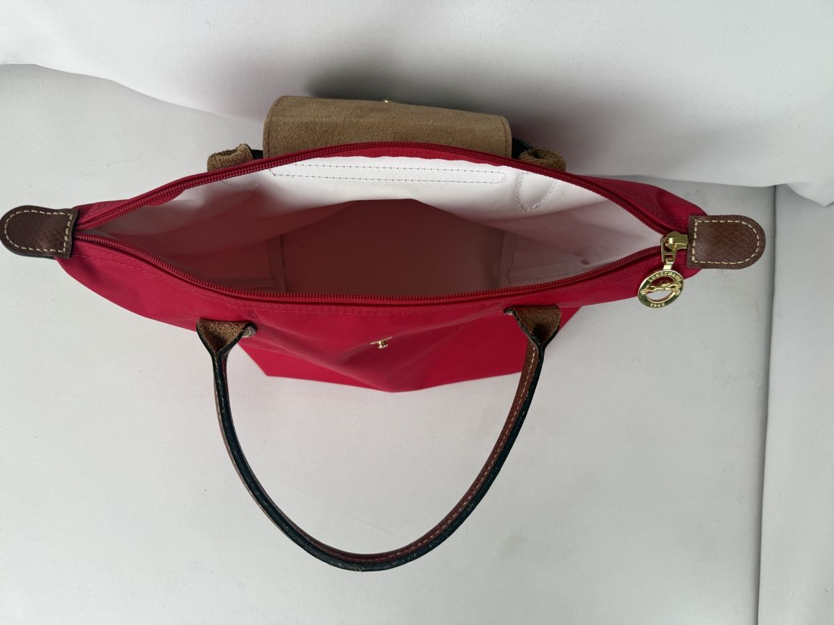 Longchamp Borse da donna: Longchamp Pliage, rot, Gr. S – Usato da Zollikon venduto da brownbear1 3