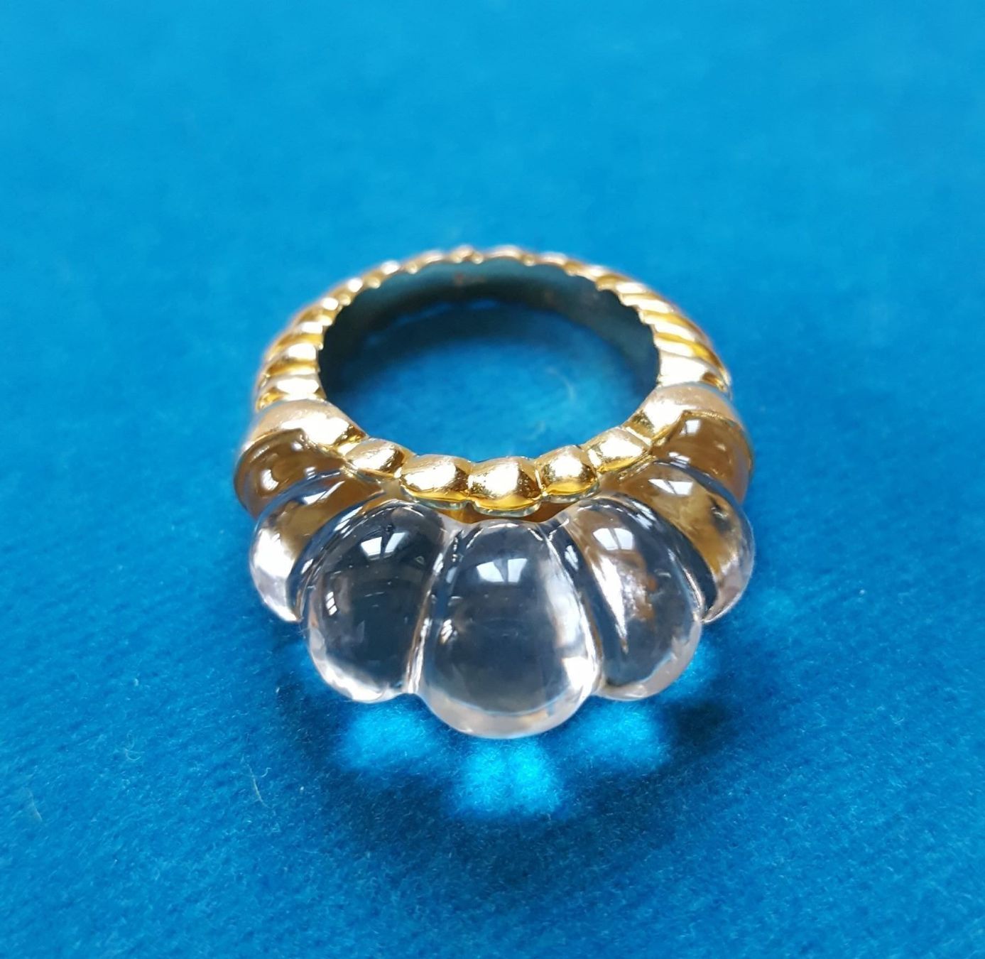 Anelli: Massiv 585 Gold Ring Mit Stein – Usato da Wald ZH venduto da Aniade