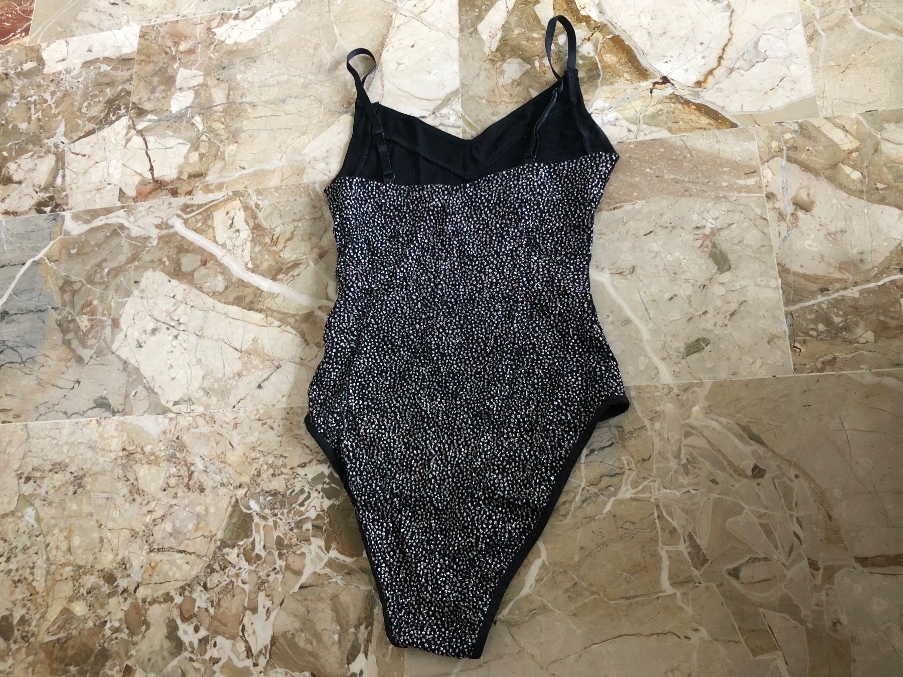 Topshop Top: Topshop Body mit Glitzer 34 XS – Usato da Chiasso venduto da ludi_a6 2