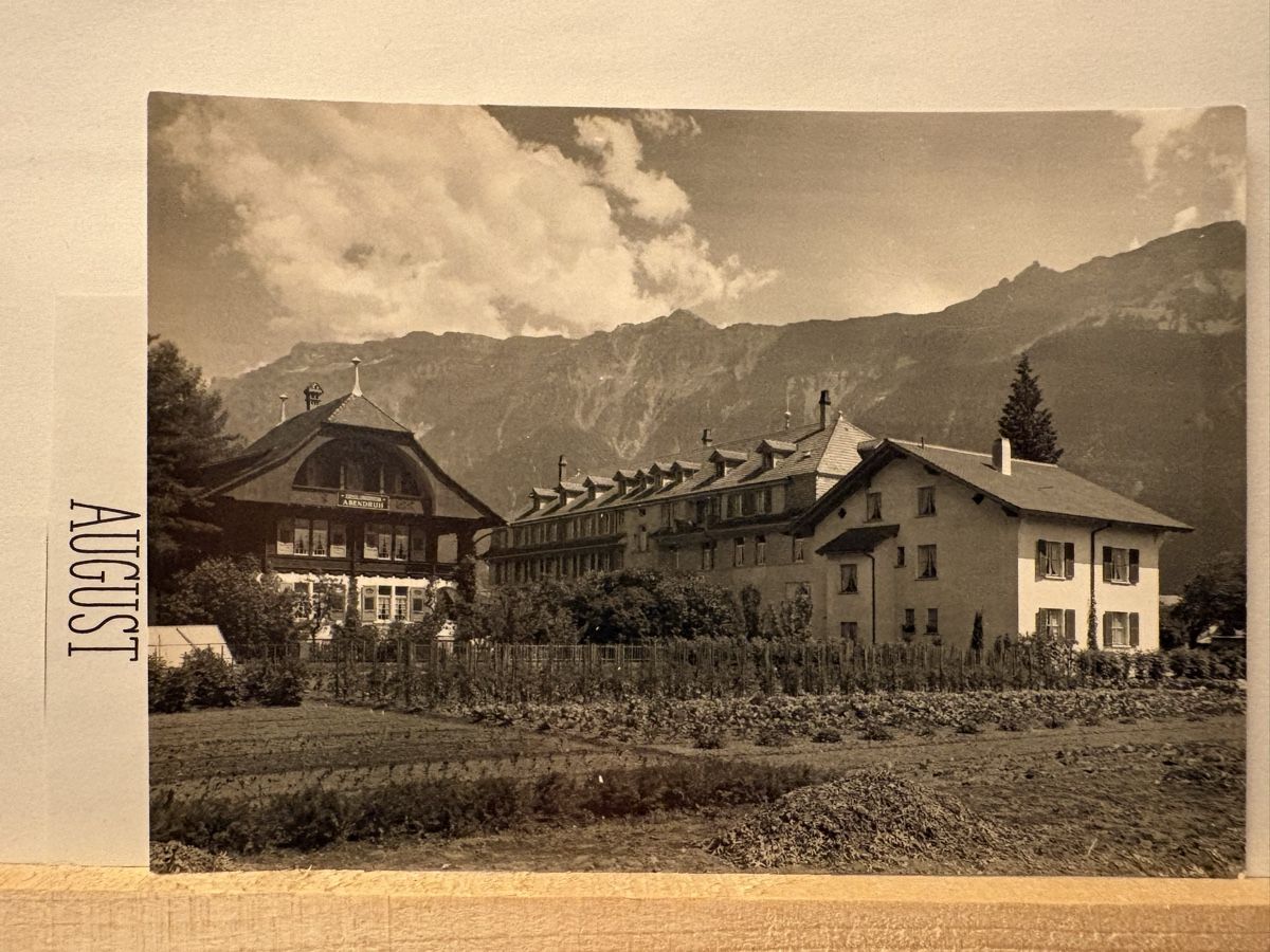 Ansichtskarten: AK von Abendruh in Interlaken – Gebraucht aus Rümlang von Kartenpost1