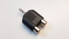 Adapter 3,5 mm Klinke auf 2x Cinch