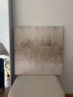 Modernes Wandbild, Beige/Gold - Top Zustand, Herbstdeko