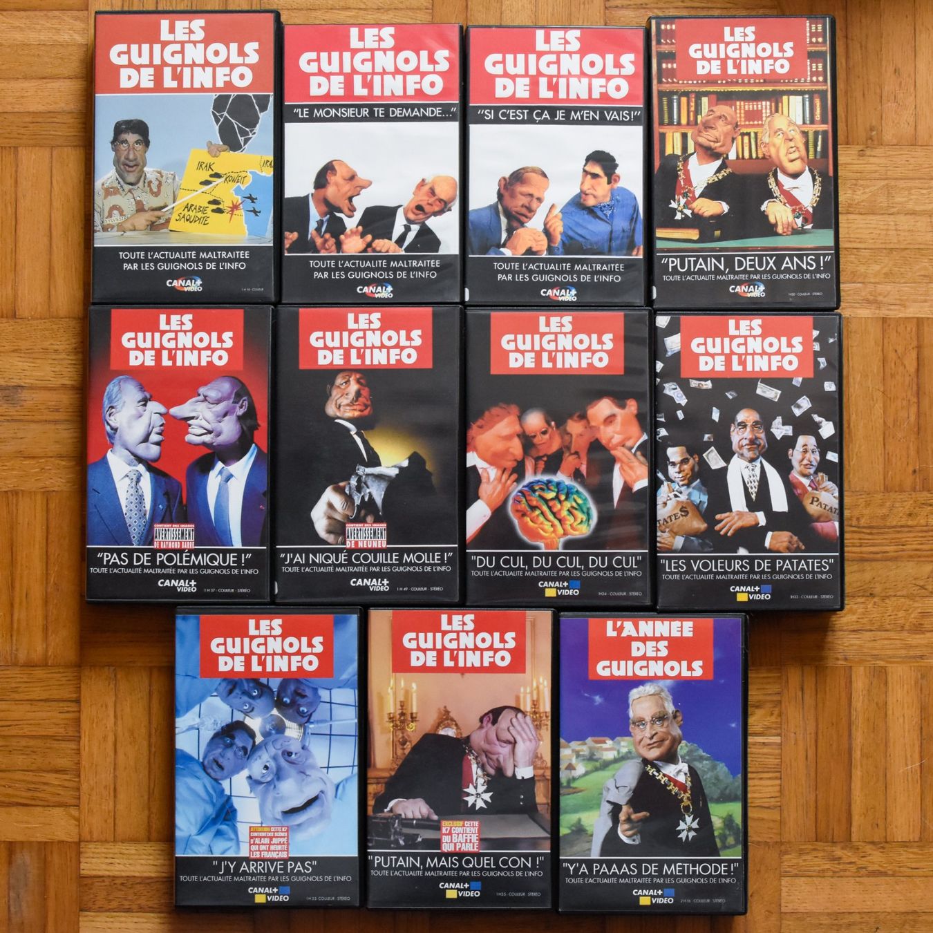 Tutti i VHS: Les Guignols - Collection VHS – Usato da Belmont-sur-Yverdon venduto da bichet02