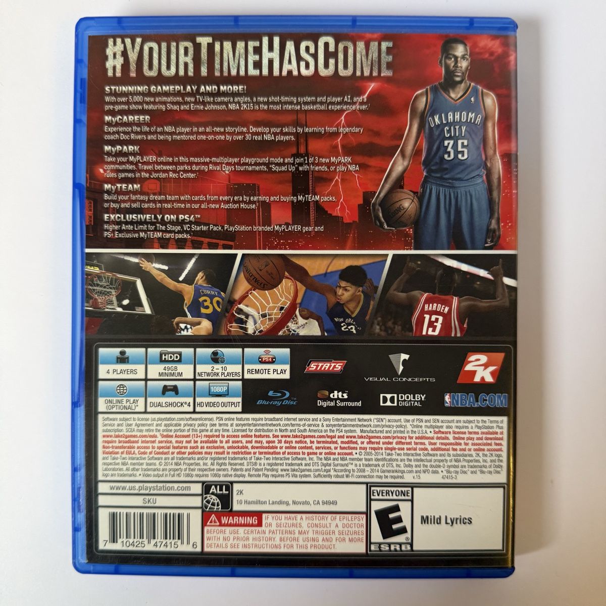 Sony Giochi: Game NBA 2K15 US Version PS4 – Usato da Vésenaz venduto da RMShop 1