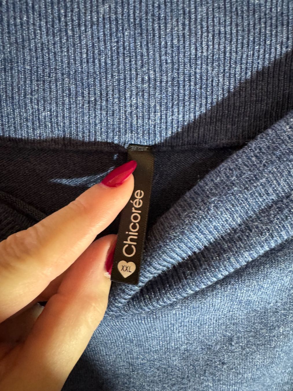 Maglioni & Felpe: Blauer Pullover von Chicoree Gr. XXL – Usato da Grosswangen venduto da second_hand_dress 1