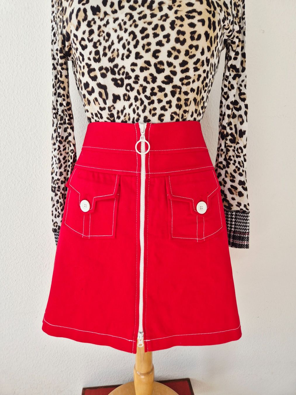 Röcke: ROCK JUPE ROT VINTAGE 6 36 S , TOP ZU WESTE ODER MARC AUREL – Neu (gemäss Beschreibung) aus Elsau von the-colorful-side 3