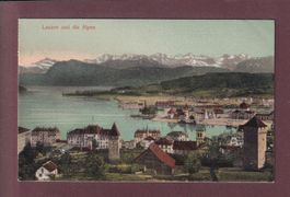LUZERN und die Alpen - 1906