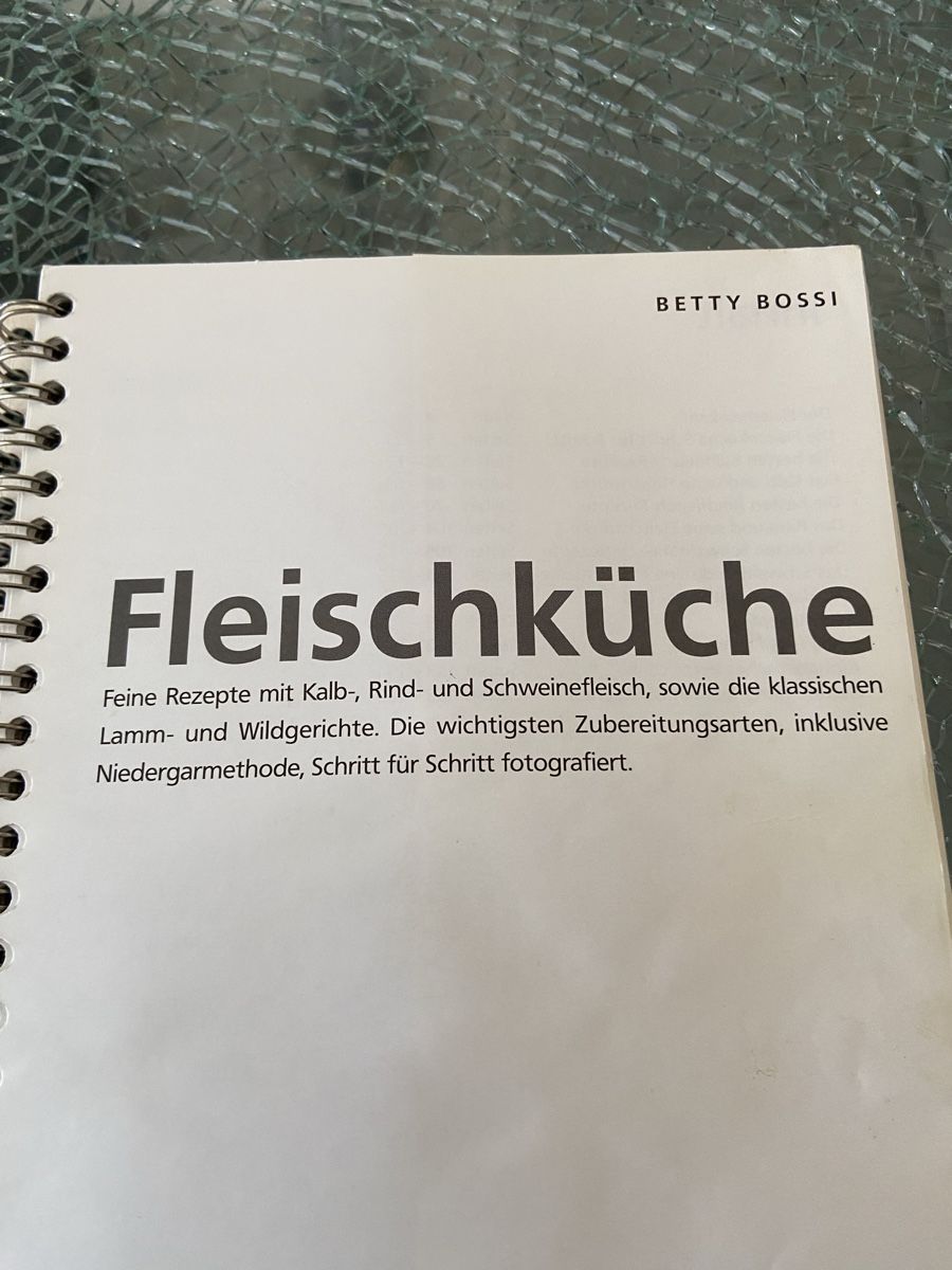 Libri: Betty Bossi Fleisch-Küche Kochbuch – Usato da Oftringen venduto da andrax 1