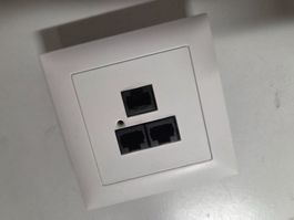 UP 3x RJ45 R&M Feller UKV EDV Dose