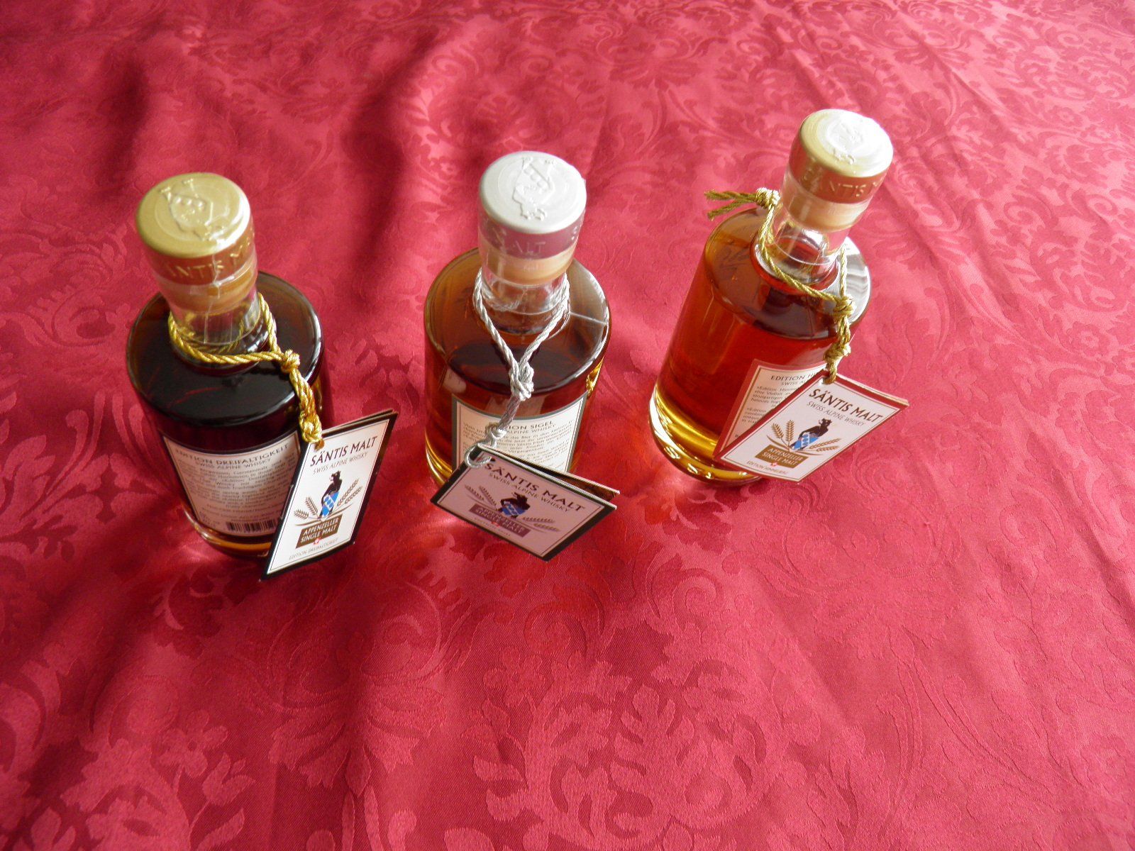 Spirituosen: 3 x Säntis Malt Whisky – Neu und originalverpackt aus Triesen FL von Trigon 8