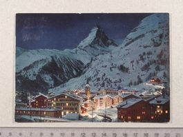 Zermatt bei Mondschein, 1982