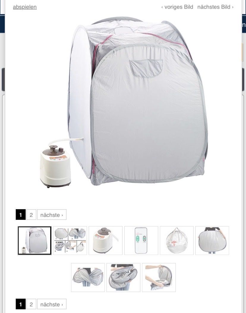 Sauna & Zubehör: Dampfbad und Sauna Portable  – Gebraucht aus Dietikon von Tdaf33 5