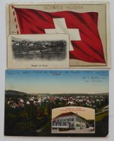 Aesch BL Dorfansicht mit Gasthof Ochsen 1916, sowie Ansicht