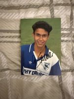Autogrammkarte Grasshopper Club mit Sponsoren Footer