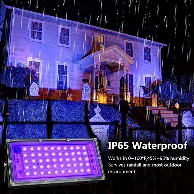 GOMING 20 Pièces Module LED Lumière Noire 12V - Violet 395-400nm 3 LED 1.5W 45° Pour Fêtes Halloween Et Décoration Glow