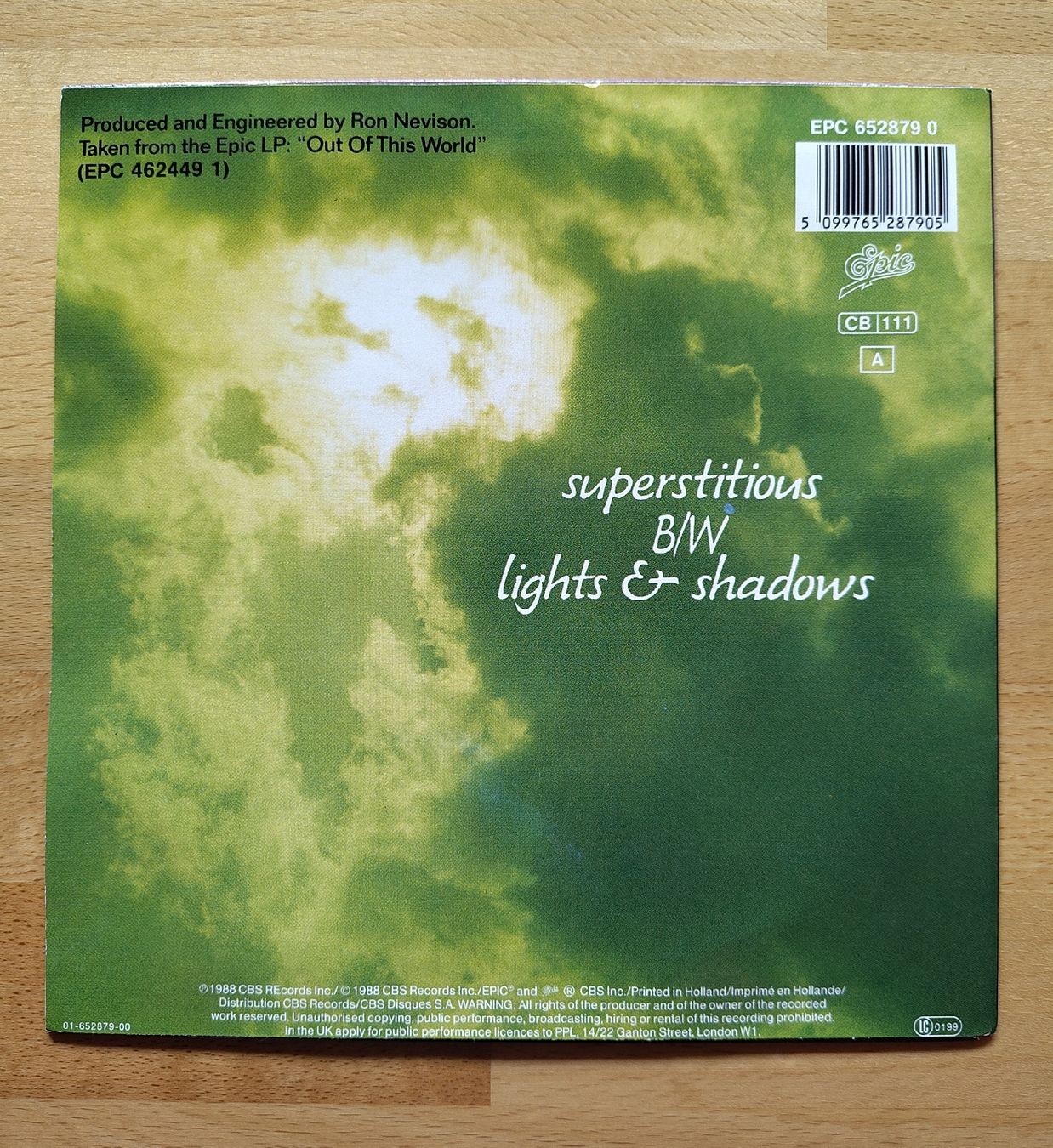 Schallplatten: Europe - Superstitious / Lights & Shadows - Vinyl Single – Gebraucht aus Bonaduz von Gluehwuermchen44 1