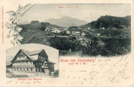 Sternenberg   ZH  (Gem. Bauma)  & Gasthaus STERNEN  um 1904
