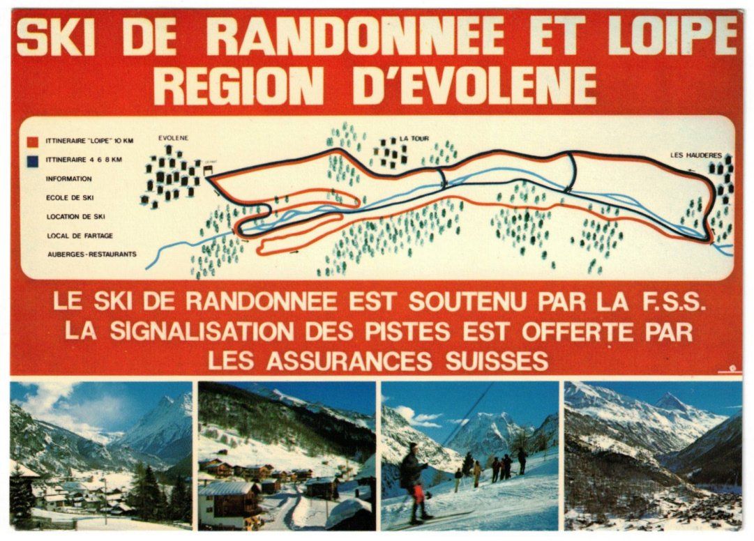Ansichtskarten: Evolene - 5 Bild AK – Gebraucht aus Binningen von Mountainrider
