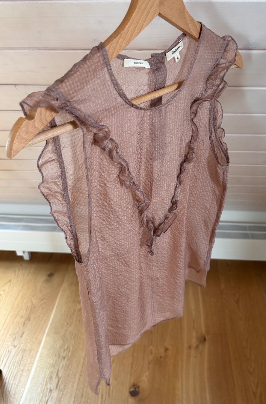 Bellerose Chemisiers: Bellerose silk sleeveless blouse – Neuf (Voir description) à Kilchberg ZH par ben_pc68 2
