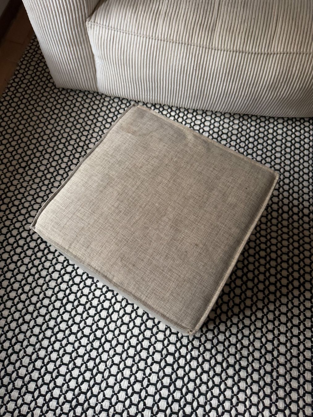 Tabourets: Stoff Hocker beige – D'occasion à Zürich par Diazaio 1