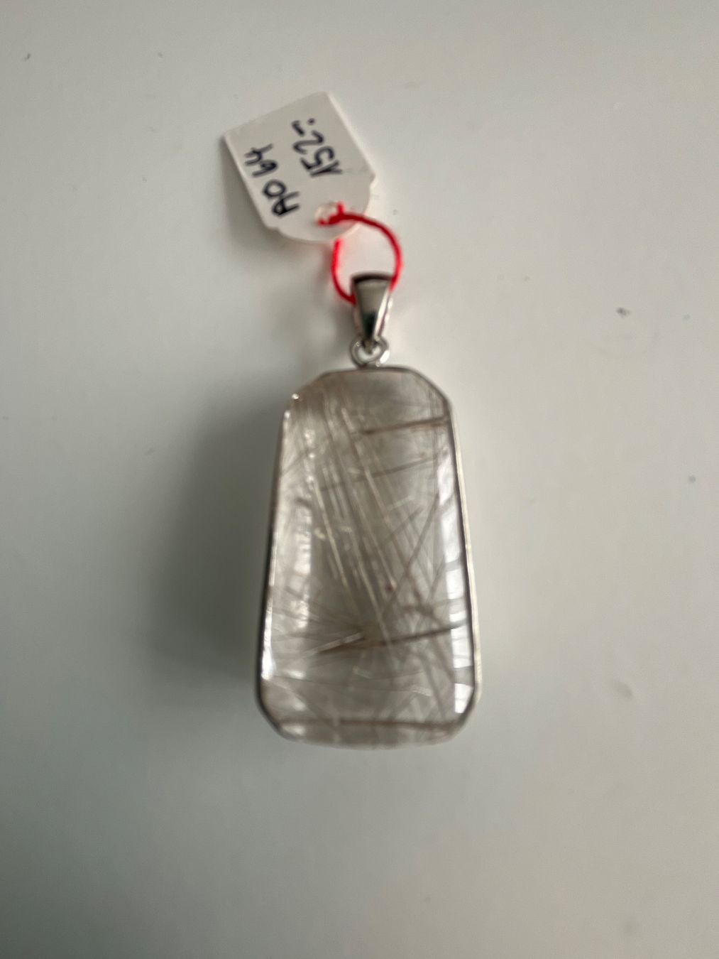 Mineralien & Heilsteine: Anhänger Rutilquarz mit Öse – Neu und originalverpackt aus Doppleschwand von lapis106 1