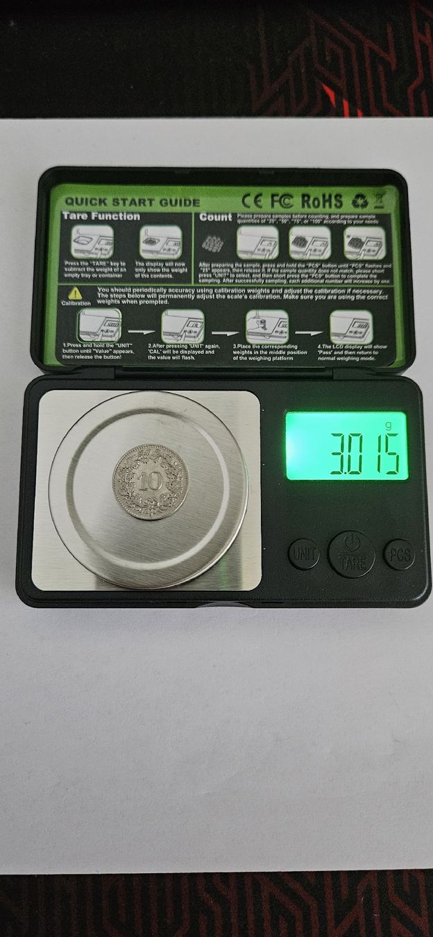 Tutti le monete: 10 Rappen 1932 Schweiz Nickel – Usato da Schaan venduto da stilo0987 2