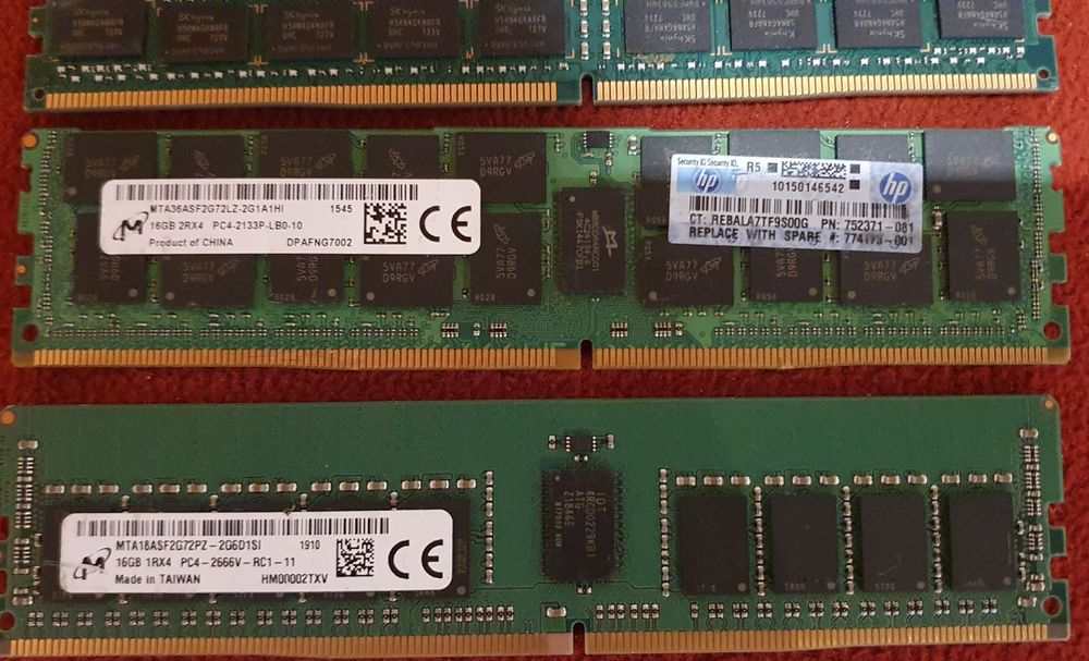 RAM Riegel 96GB DDR4 (verschiedene) für PC/Server (Defekt) in Schangnau ...