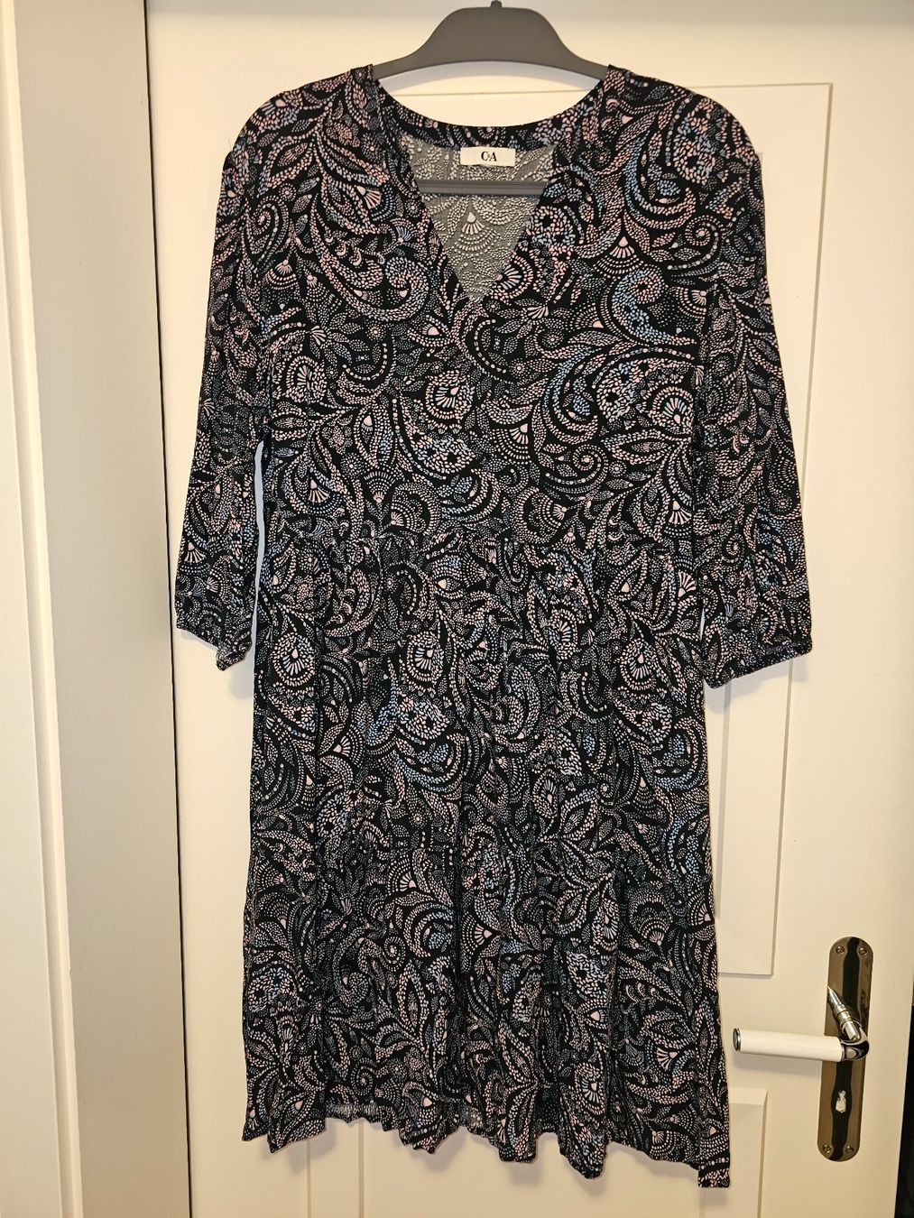 Kleider: Spätsommerkleid mit Halbarm, XL – Gebraucht aus Heiden von Taronia