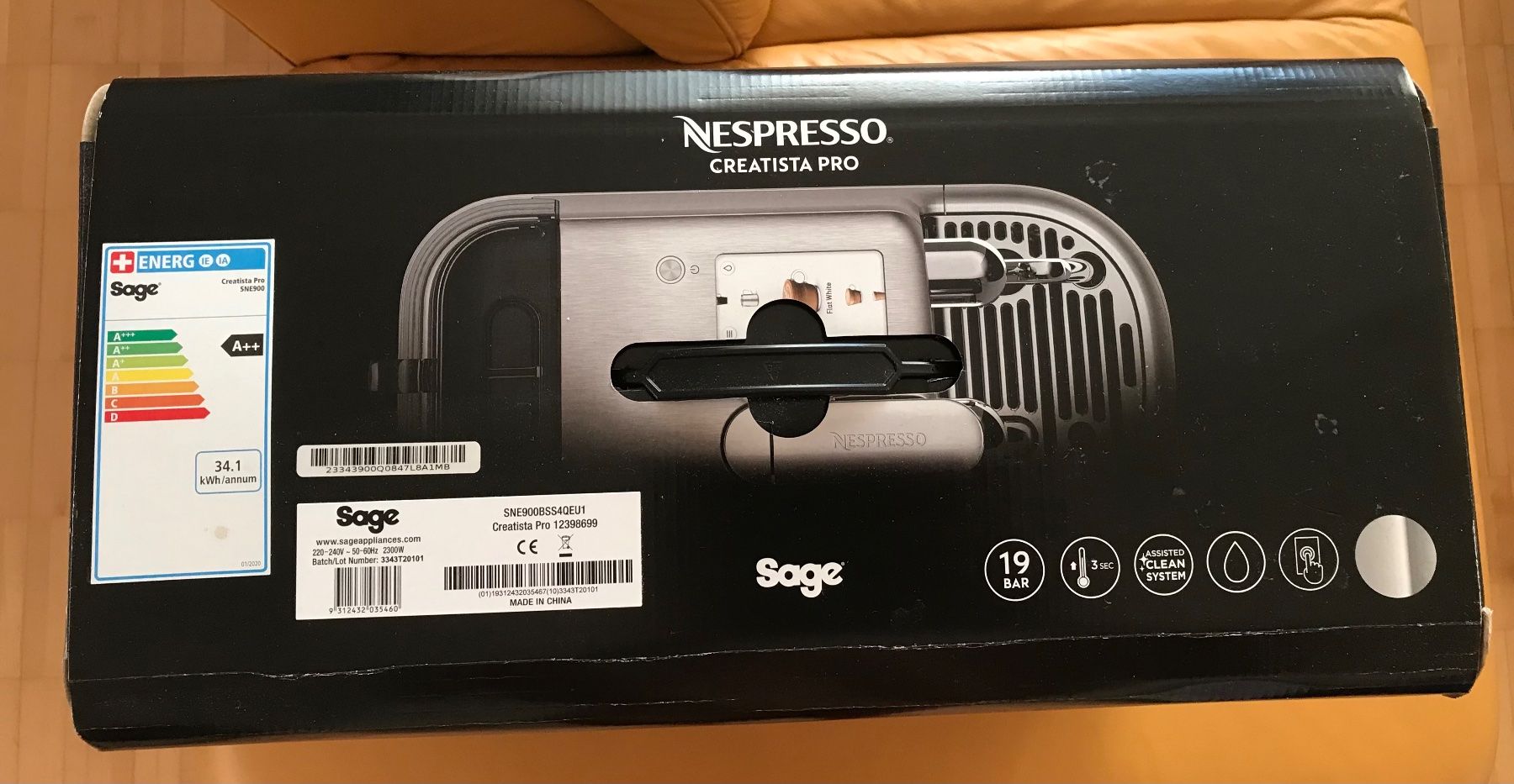Nespresso Macchine per caffè & Macchine per espresso: NESPRESSO CREATISTA PRO NEU und ORIGINAL VERPACKT – Nuovo e nell'imballaggio originale da Wiesendangen venduto da Zoe-11 2